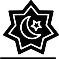 ícone de glifo do Ramadã vetor