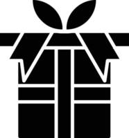 ícone de símbolo de caixa de presente vetor