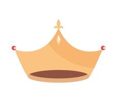 ícone de coroa elegante vetor