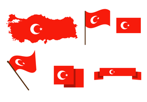 Vector de mapa de Turquia grátis