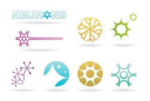 Logotipos Neuron vetor