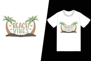 design de camiseta de verão vetor