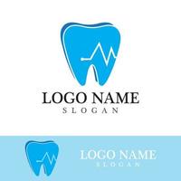 ilustração em vetor modelo logotipo dental