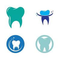 ilustração em vetor modelo logotipo dental