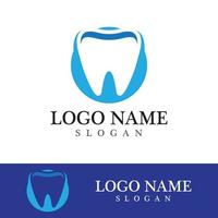 ilustração em vetor modelo logotipo dental