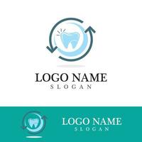 ilustração em vetor modelo logotipo dental