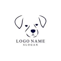 design de logotipo de cachorro design simples lucro de cachorro logotipo de vetor de pet shop logotipo de animal