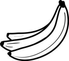 cacho de bananas tropicais vetor
