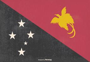 Papua Nova, Nova Guiné Ilustração da bandeira vetor