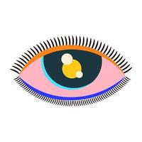 ilustração de olhos bonitos vetor