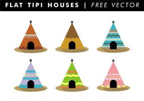 Flati tip flat houses free vector