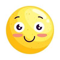 emoji de rosto sorridente vetor