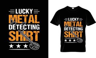 design de camiseta detector de metais, slogan de camiseta detector de metais e design de vestuário, tipografia de detector de metais, vetor de detector de metais, ilustração de detector de metais