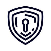 ícone de escudo de segurança vetor