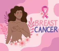 conscientização do câncer de mama vetor