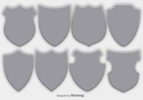 Vector Set Of Shields / Emblemas de Segurança