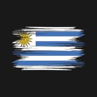 vetor grátis de design de bandeira do uruguai