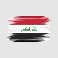vetor grátis de design de bandeira do iraque