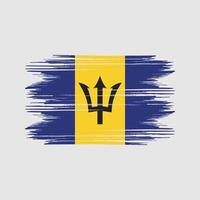 vetor grátis de design de bandeira de barbados