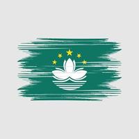 vetor livre de design de bandeira de macau