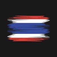 vetor grátis de design de bandeira da tailândia