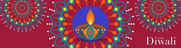 feliz diwali, deepavali ou dipavali o design plano de celebração do festival indiano. vetor