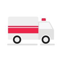 ícone de ambulância covid 19 vetor