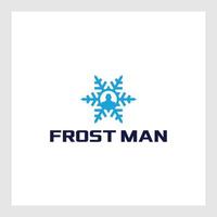 frost man logo desing vetor