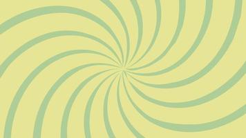 ilustração de fundo espiral verde e amarelo, perfeito para papel de parede, pano de fundo, cartão postal, plano de fundo vetor