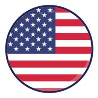 design de bandeira dos estados unidos da américa vetor