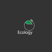 vetor de logotipo de ecologia