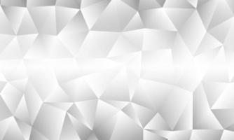 abstrato branco poligonal. vetor