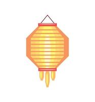 ícone de lanterna asiática vetor