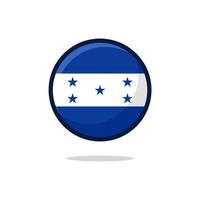 ícone de bandeira de honduras vetor