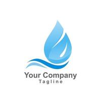 ícone de modelo de design de logotipo de símbolo de gota de água vetor