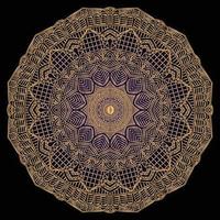 padrão de arabesco de luxo de estilo islâmico mandala. mandala decorativa de estilo ramadã. mandala para impressão, pôster, capa, folheto, panfleto, banner vetor