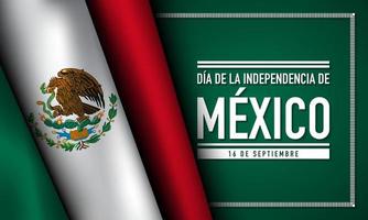 projeto de plano de fundo do dia da independência do méxico. vetor