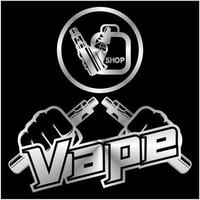 novo vetor de logotipo vape