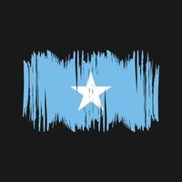escova de vetor de bandeira da Somália. vetor de pincel de bandeira nacional