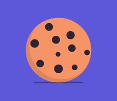 proteção de cookies de informações de dados pessoais e página da web da internet usamos ilustração vetorial plana de conceito de política de cookies. vetor
