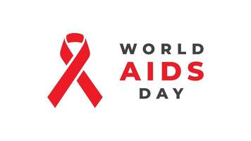 dia mundial da aids. ilustração vetorial vetor
