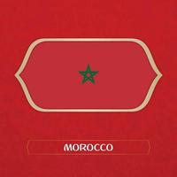 bandeira de Marrocos vetor