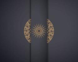 mandala ornamental de luxo mandala de ouro colorida de fundo vetor