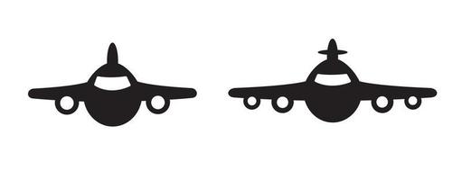 ícone de avião. ilustração vetorial de ícone de avião vetor