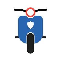 ícone de transporte de motocicleta vetor