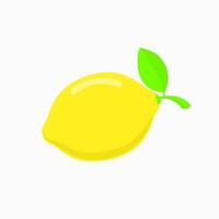 ícone de frutas frescas de limão, ilustração gráfica vetorial vetor