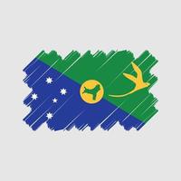 projeto de vetor de bandeira de ilhas de natal. bandeira nacional