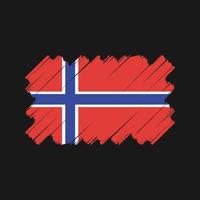 projeto de vetor de bandeira da noruega. bandeira nacional