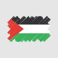 projeto de vetor de bandeira palestina. bandeira nacional