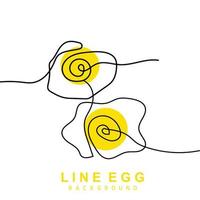 modelo de design de logotipo de ovo. vetor de alimentos naturais de animais que põem ovos. logotipo de design de arte de linha.